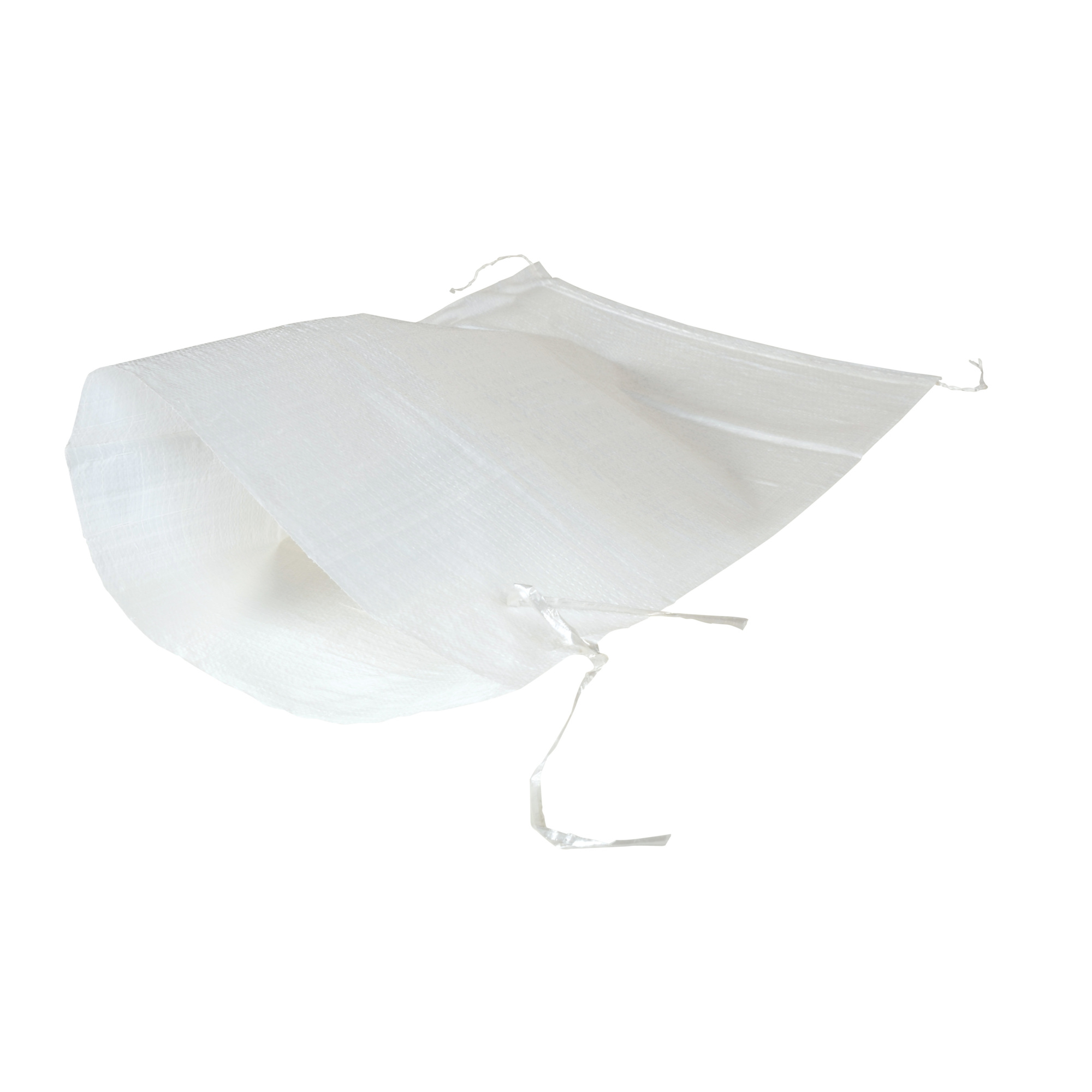 Vestil Polypropylene Woven Parts/Sand Bag - 2 mil, Water-Resistant, White, 200 Pcs, Model# PWB-SAND-W